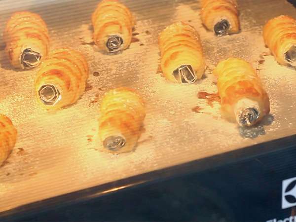 Vanilijeva krema cannoli - Priprava korak 4