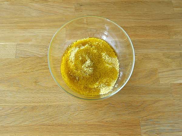 Zelo enostavno orientalski tabbouleh - Priprava korak 1