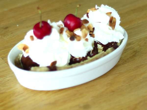 Banana Split, znameniti zamrznjeni desert - Priprava korak 3