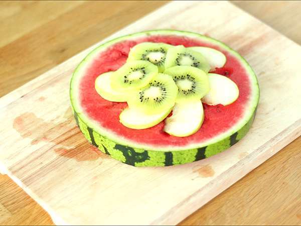 Pizza z lubenico - Priprava korak 3