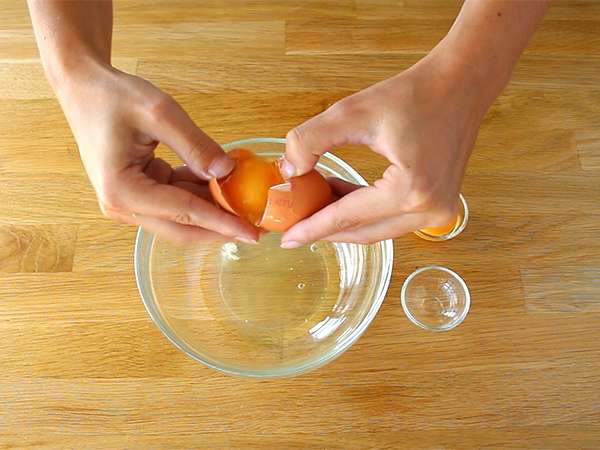 Mračna jajca s chorizom - Priprava korak 1