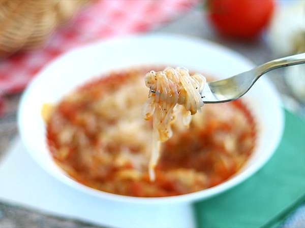 Konjac špageti po provansalsko - Priprava korak 5