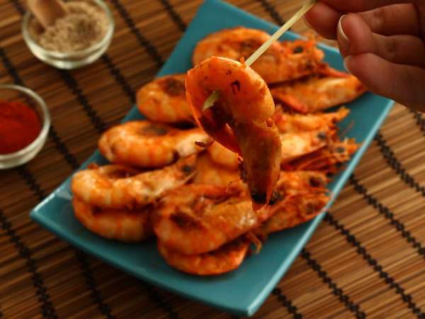 Flambirane kozice v viskiju, podroben recept - Priprava korak 5