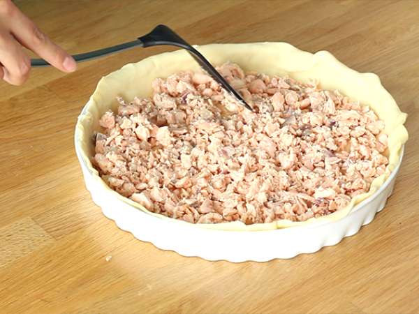 Hitra in enostavna kviche z lososom - Priprava korak 3