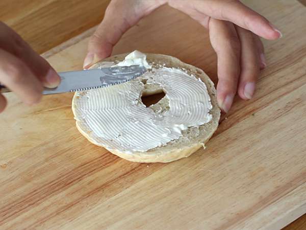 Čokoladna banana bagel - Priprava korak 2