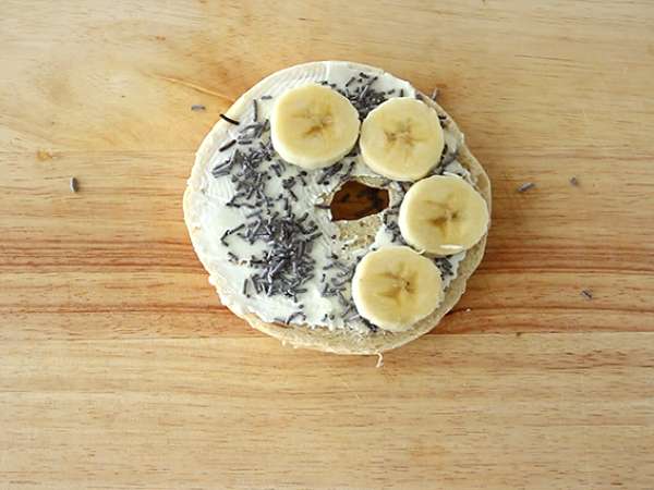 Čokoladna banana bagel - Priprava korak 3