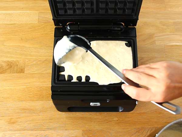 Lahki in hrustljavi vaflji - Priprava korak 4