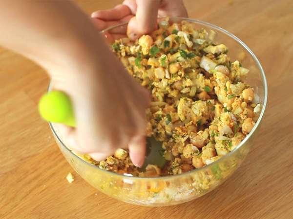 Falafle, hiter in enostaven recept - Priprava korak 3