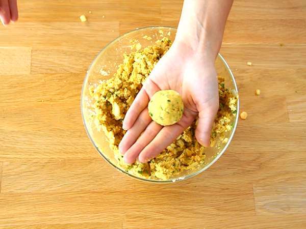 Falafle, hiter in enostaven recept - Priprava korak 4