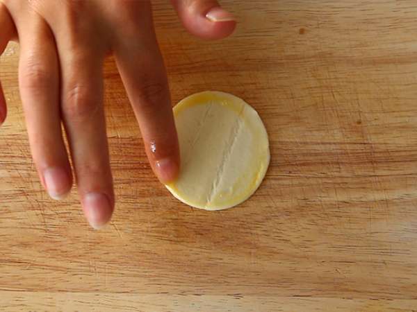 Kosmičasti vanilijevi ocvrtki - Priprava korak 2