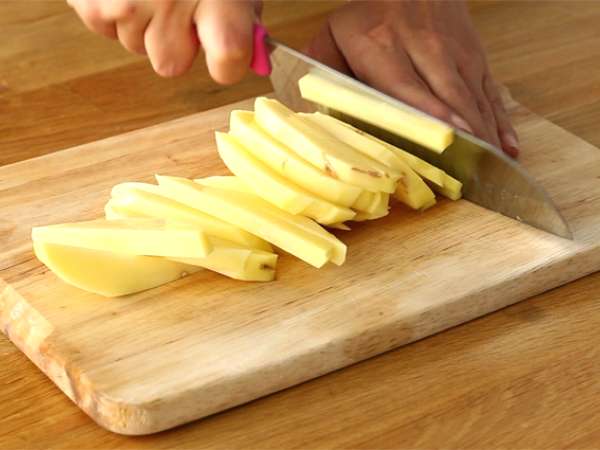 Domači krompirček - Priprava korak 1