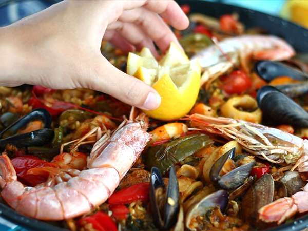 Paella z morskimi sadeži - Priprava korak 11