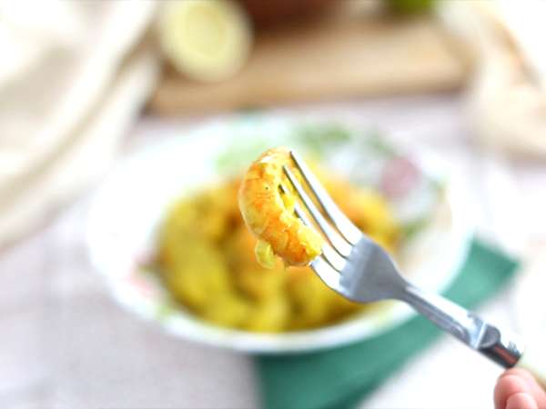 Ekspresni kari iz kozic s kokosovim mlekom - Priprava korak 4