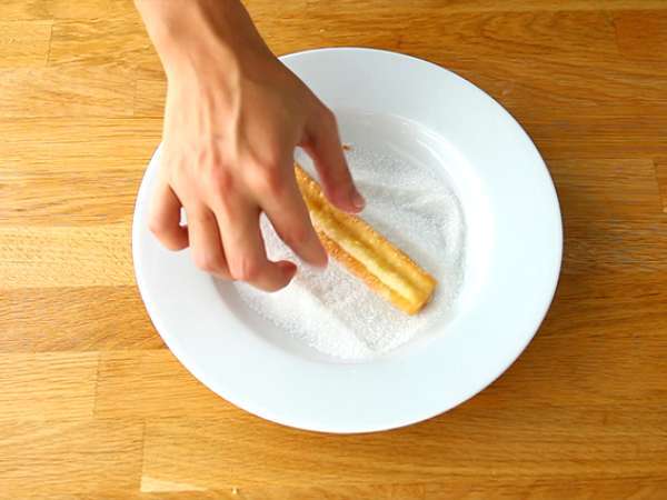 Hrustljavi in lahki churrosi - Priprava korak 5