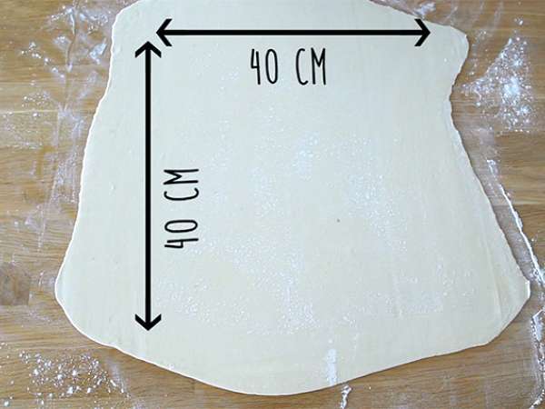 Vanilija mille feuille - Priprava korak 1