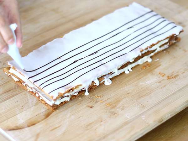 Vanilija mille feuille - Priprava korak 12