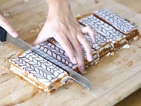 Vanilija mille feuille - Priprava korak 14