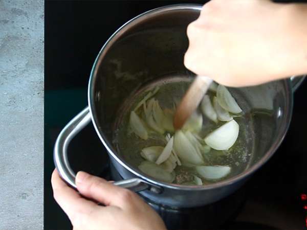 Kremna juha iz maslenih buč - Priprava korak 2