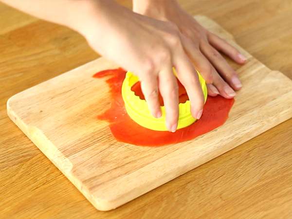 Lososov mille feuille z zelenim jabolkom - Priprava korak 3