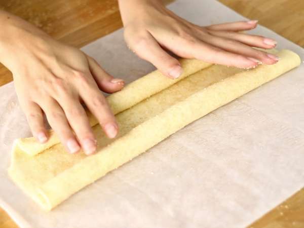 Hitro in enostavno listnato testo dlani - Priprava korak 3