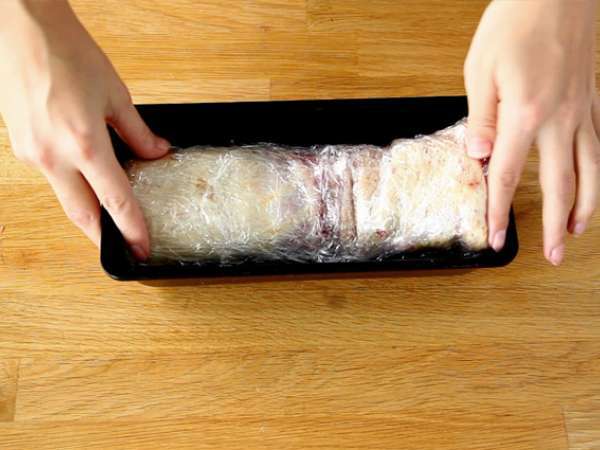 Bela čokolada z malinami - Priprava korak 6