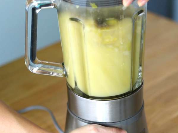 Juha iz listnatega testa s porom in krompirjem - Priprava korak 4