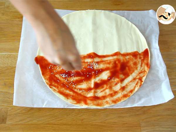 Lupinasti sezamovi zvitki - Priprava korak 1