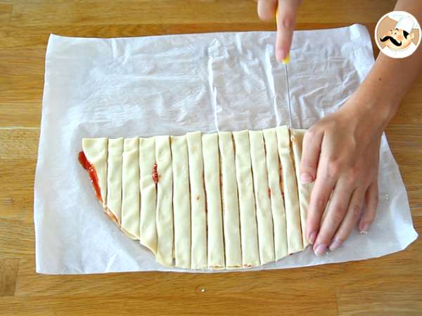 Lupinasti sezamovi zvitki - Priprava korak 2