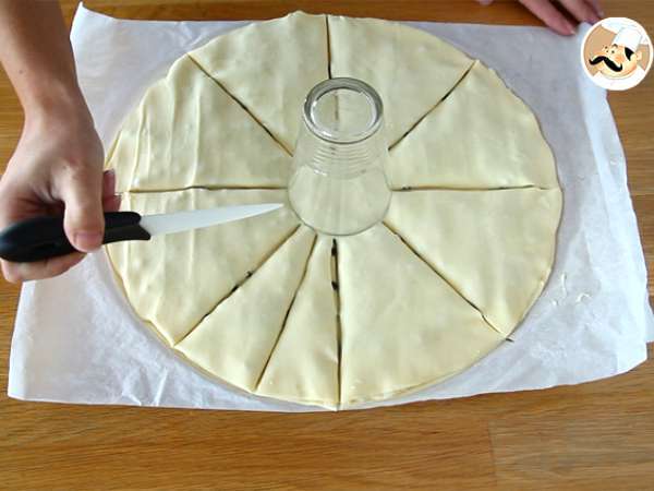 Vanilijev in čokoladni sončni kolač - Priprava korak 5