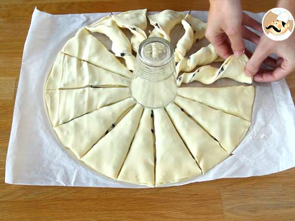 Vanilijev in čokoladni sončni kolač - Priprava korak 6