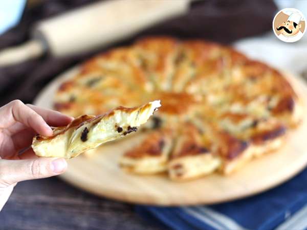 Vanilijev in čokoladni sončni kolač - Priprava korak 8