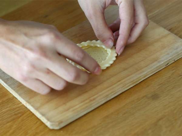 Maline in maskarpone vol au vents - Priprava korak 2