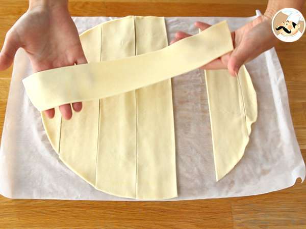 Jabolčne cvetlične tartlete - Priprava korak 2