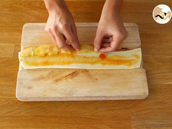 Jabolčne cvetlične tartlete - Priprava korak 3