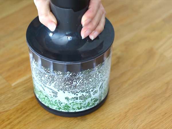 Verrines s peno rdeče pese in rakete - Priprava korak 2