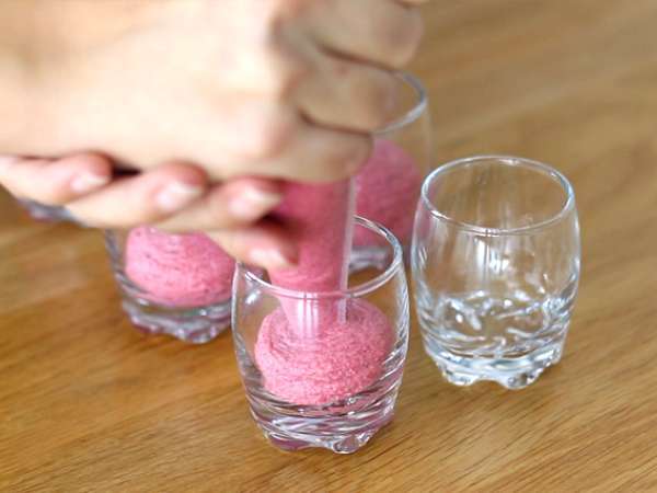 Verrines s peno rdeče pese in rakete - Priprava korak 4