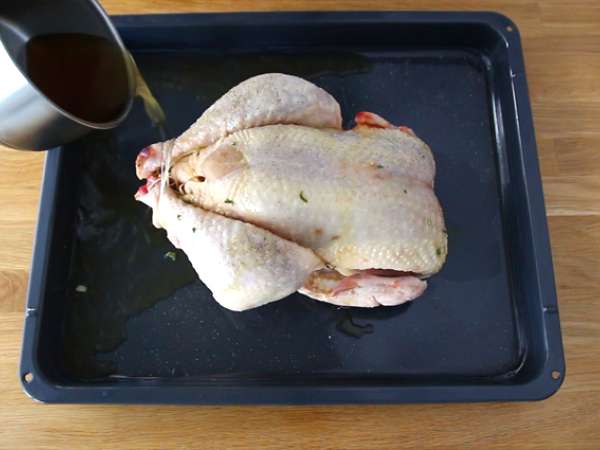 Tradicionalni kapun s kostanji - Priprava korak 3