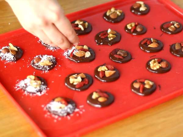 Beggars, čokolade s suhim sadjem - Priprava korak 3