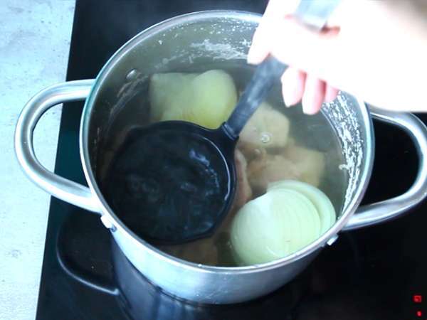 Posoljena leča - Priprava korak 3