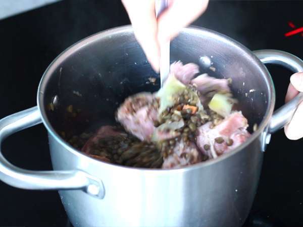 Posoljena leča - Priprava korak 4