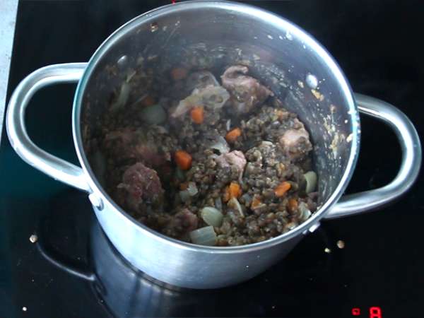 Posoljena leča - Priprava korak 5