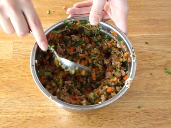 Banh Bao, majhne parne žemljice - Priprava korak 7