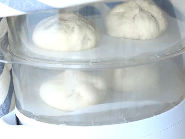 Banh Bao, majhne parne žemljice - Priprava korak 11