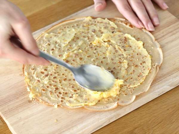 Crêpes Suzette, tradicionalni recept - Priprava korak 7