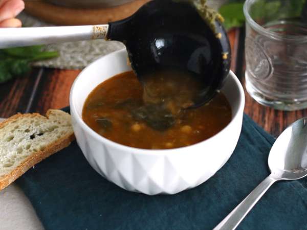 Čičerikina juha s špinačo - Priprava korak 7