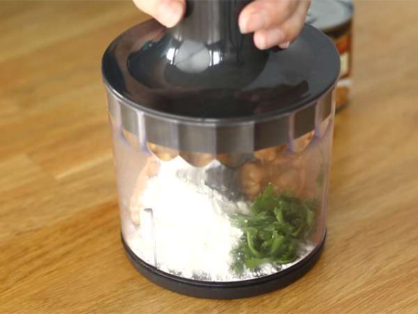 Kroketi iz belega fižola - Priprava korak 1