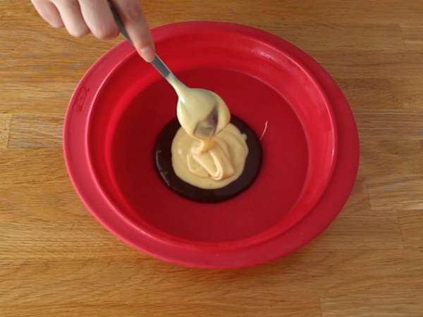 Torta Zebra, eksotični marmor (italijanski marmor) - Priprava korak 5