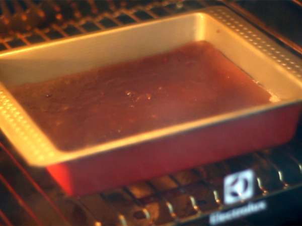 Fondant iz čokolade in rdečega fižola - Brez glutena / brez laktoze - Priprava korak 4