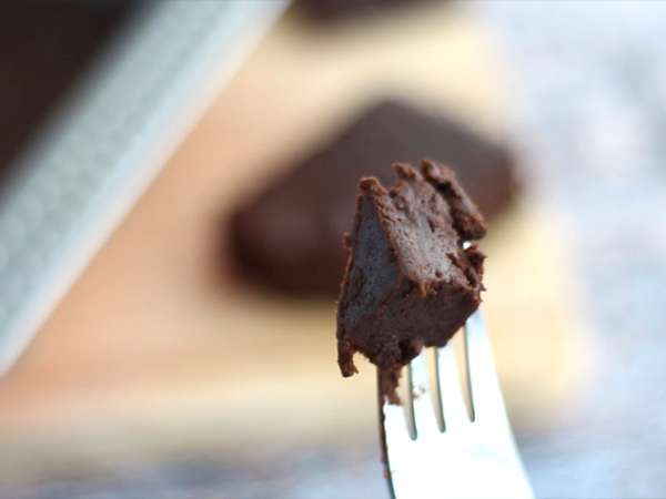 Fondant iz čokolade in rdečega fižola - Brez glutena / brez laktoze - Priprava korak 5