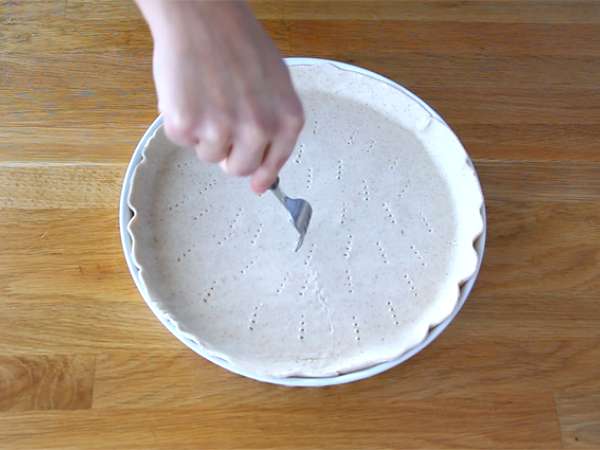 Jajčni in pršutni kvašeni kruh - Priprava korak 1